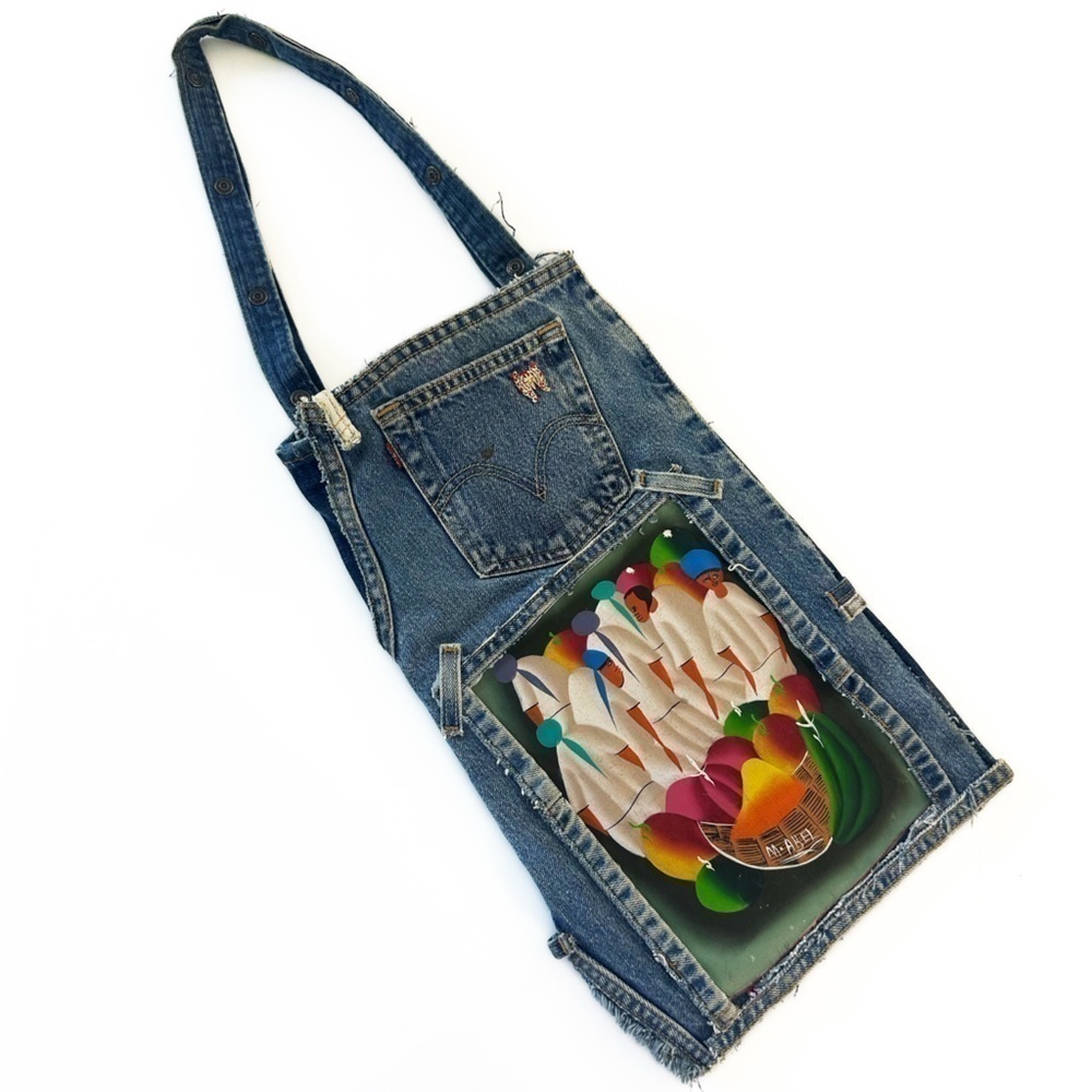 Vintage Upcycled Levi’s Sling Purse Denim - Picture 2 of 6